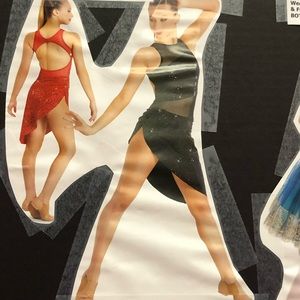 Balera musical theatre black sequins costume